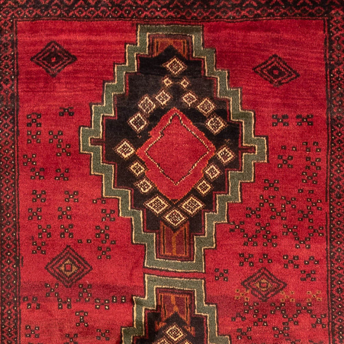 Loper Baluch tapijt - 186 x 100 cm - donkerrood