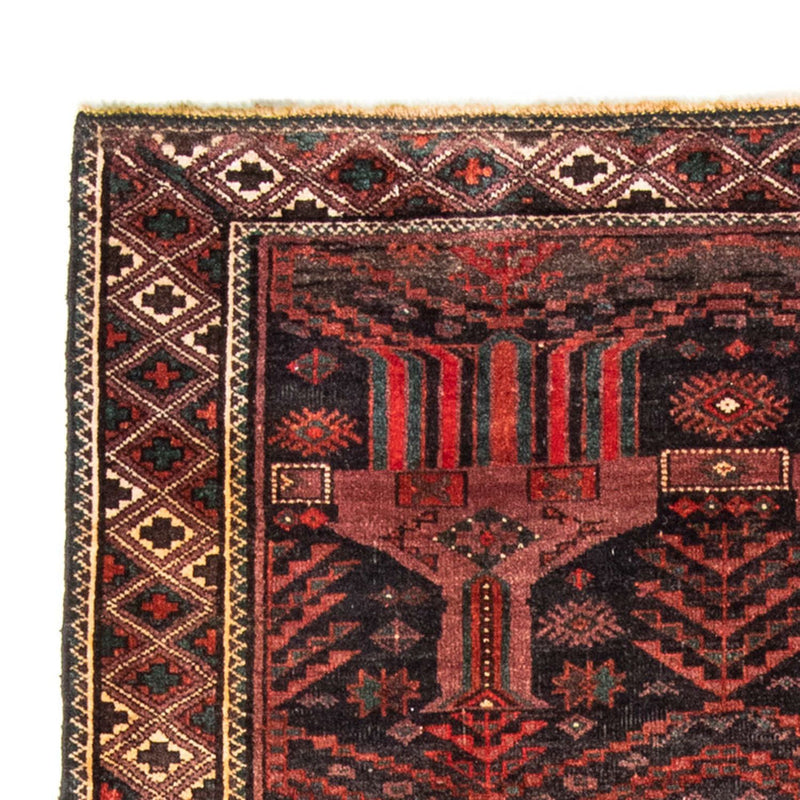 Loper Baluch tapijt - 228 x 114 cm - licht rood