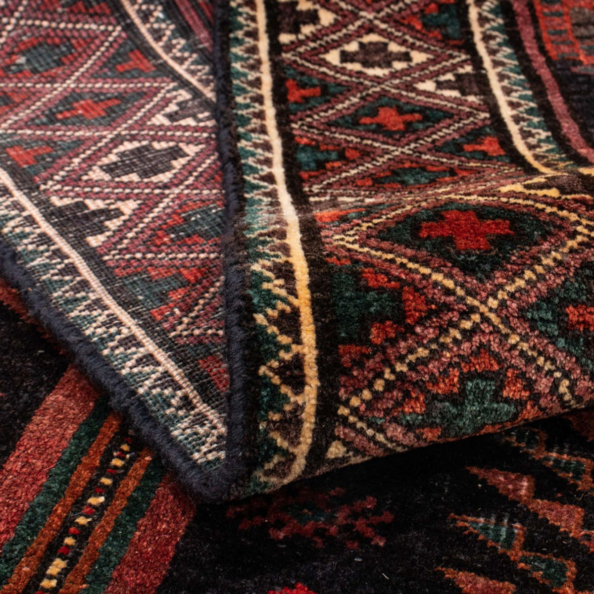 Loper Baluch tapijt - 228 x 114 cm - licht rood