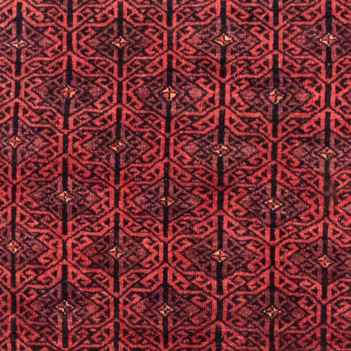 Loper Baluch tapijt - 248 x 117 cm - donkerrood