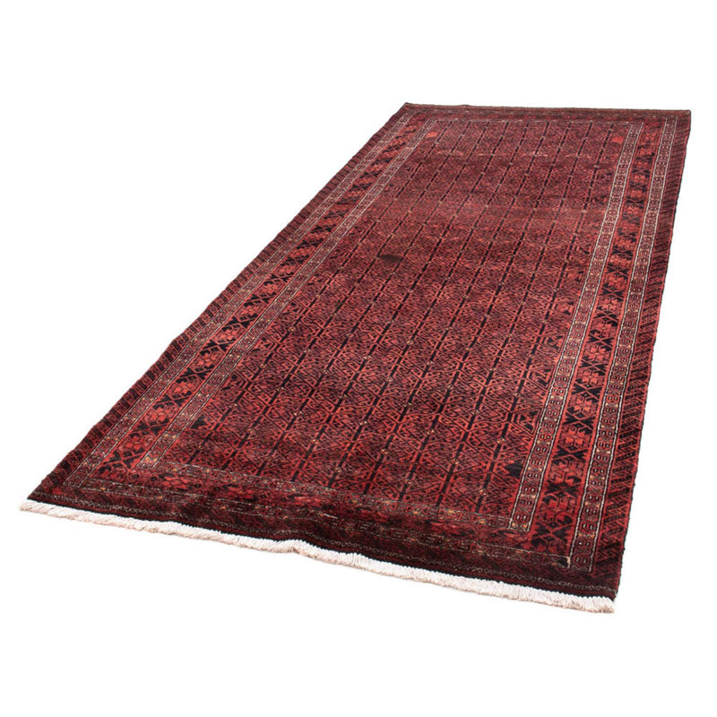 Loper Baluch tapijt - 248 x 117 cm - donkerrood