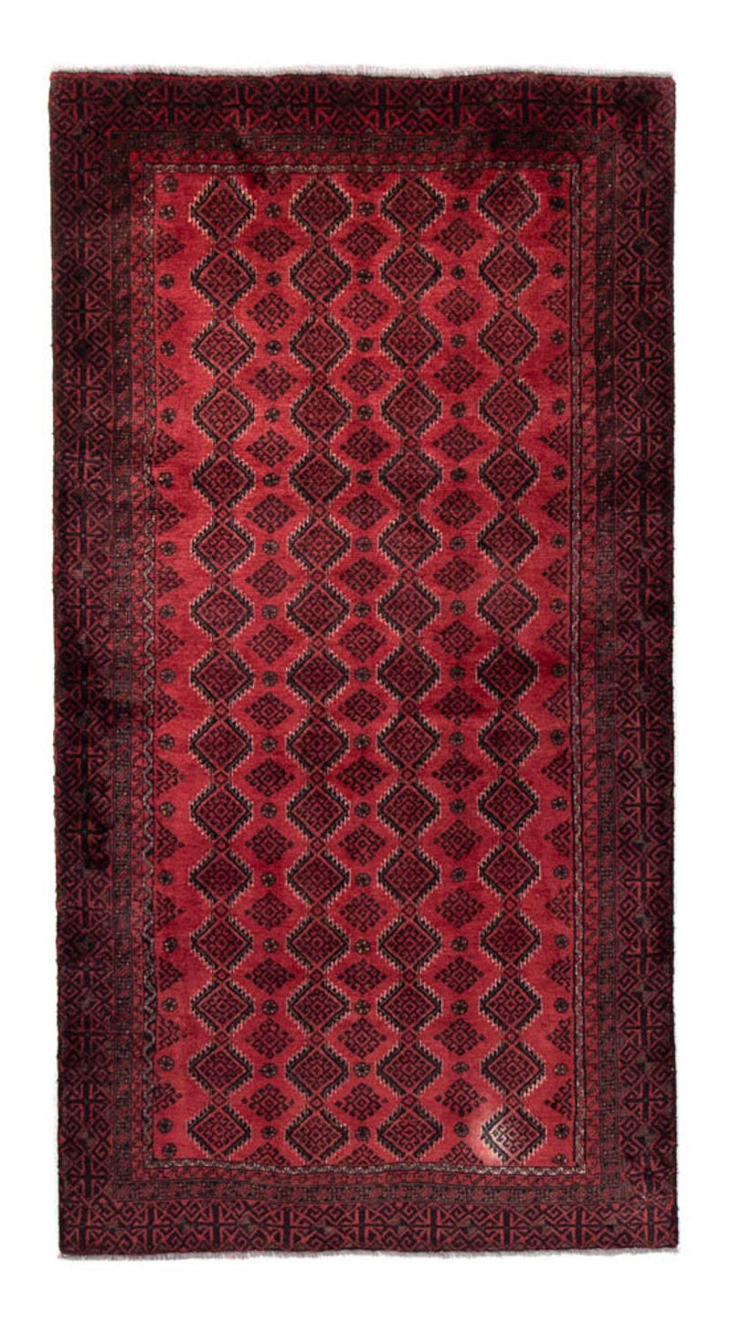 Loper Baluch tapijt - 230 x 113 cm - donkerrood