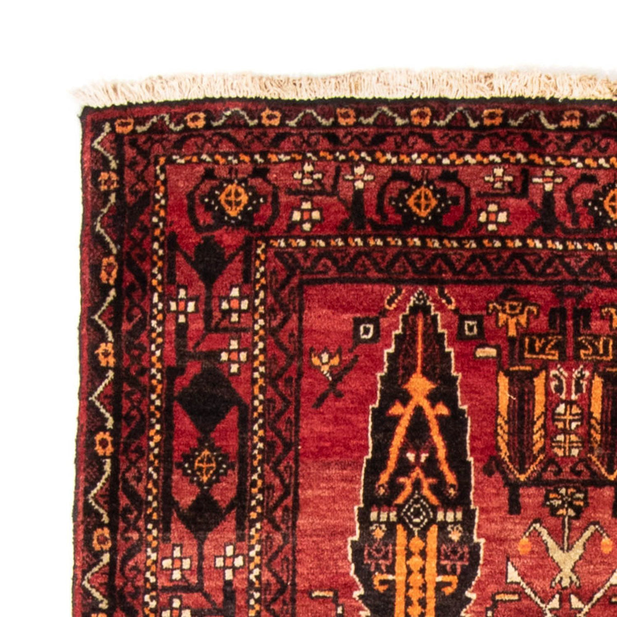 Loper Baluch tapijt - 180 x 102 cm - rood