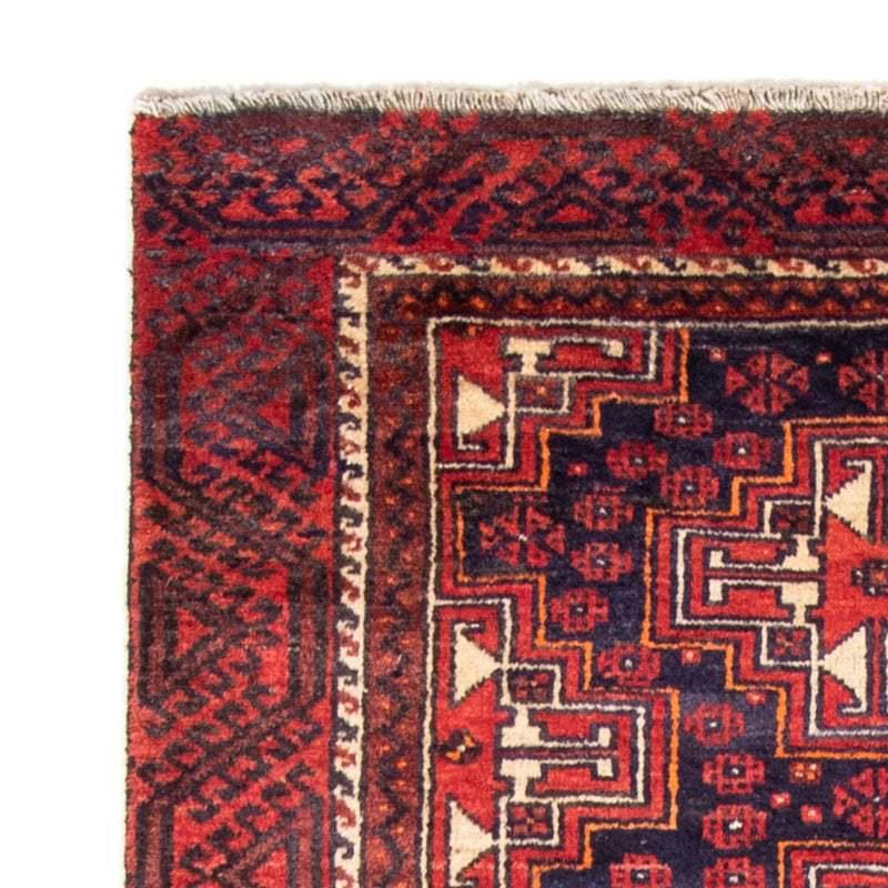 Loper Baluch tapijt - 221 x 110 cm - rood