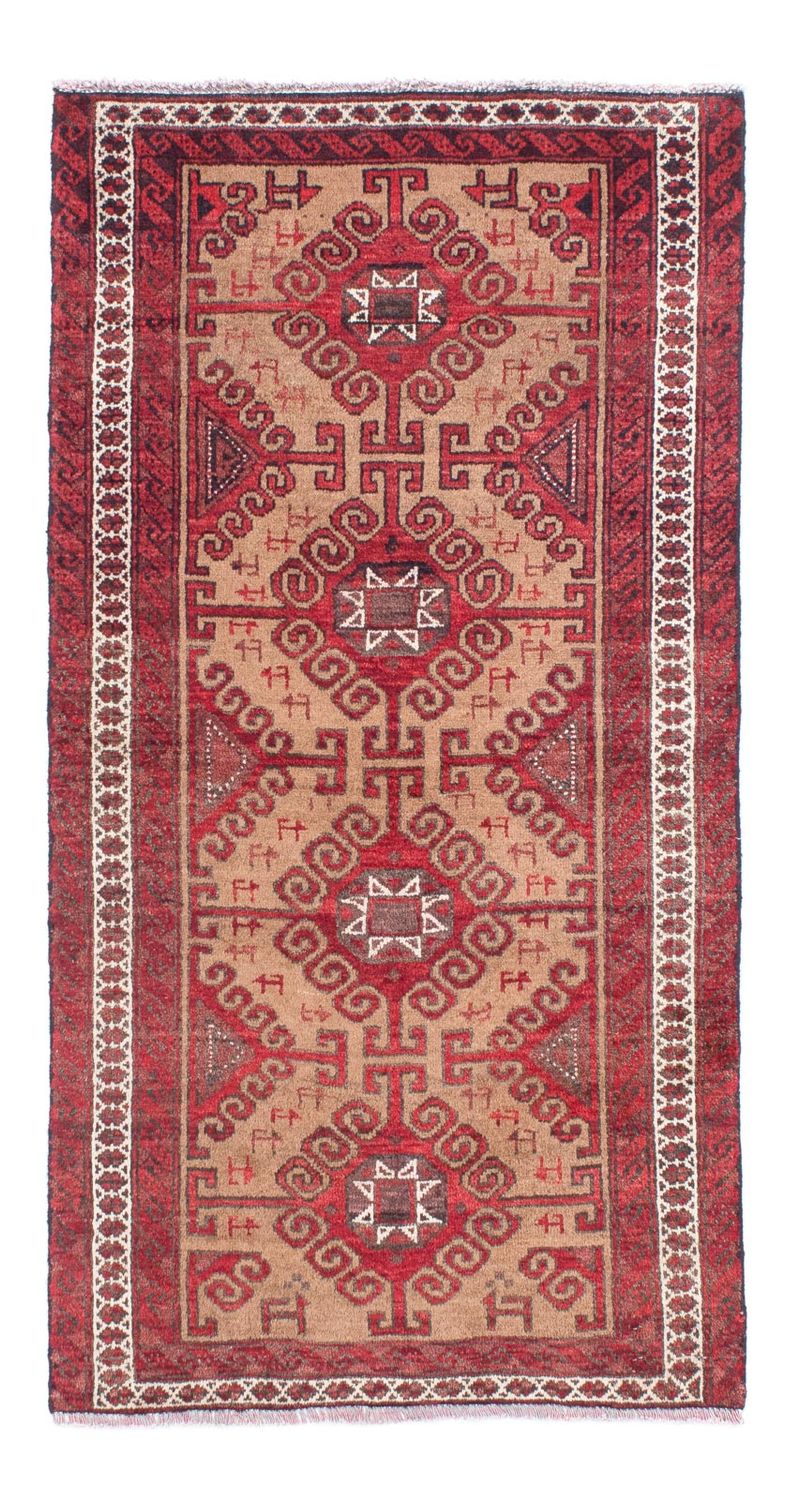 Baluch tapijt - 140 x 76 cm - rood
