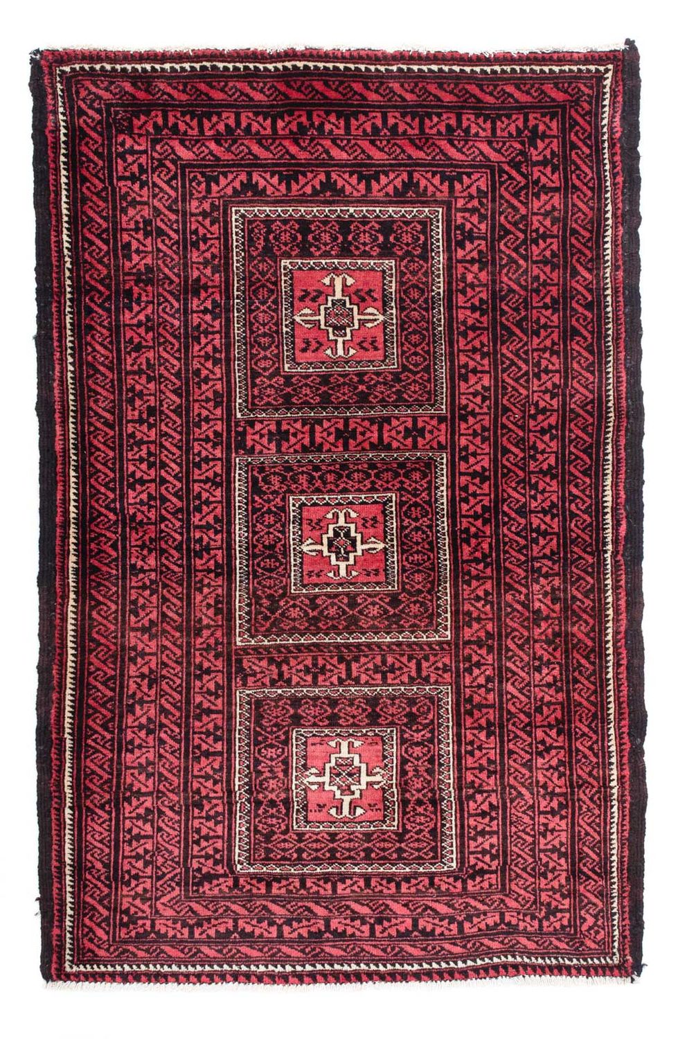Baluch tapijt - 158 x 103 cm - donkerrood
