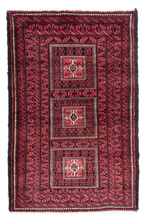 Baluch tapijt - 158 x 103 cm - donkerrood