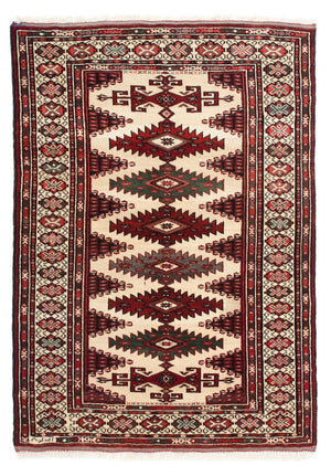 Baluch tapijt - 128 x 91 cm - beige
