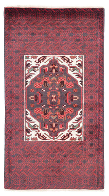 Baluch tapijt - 156 x 87 cm - donkerrood