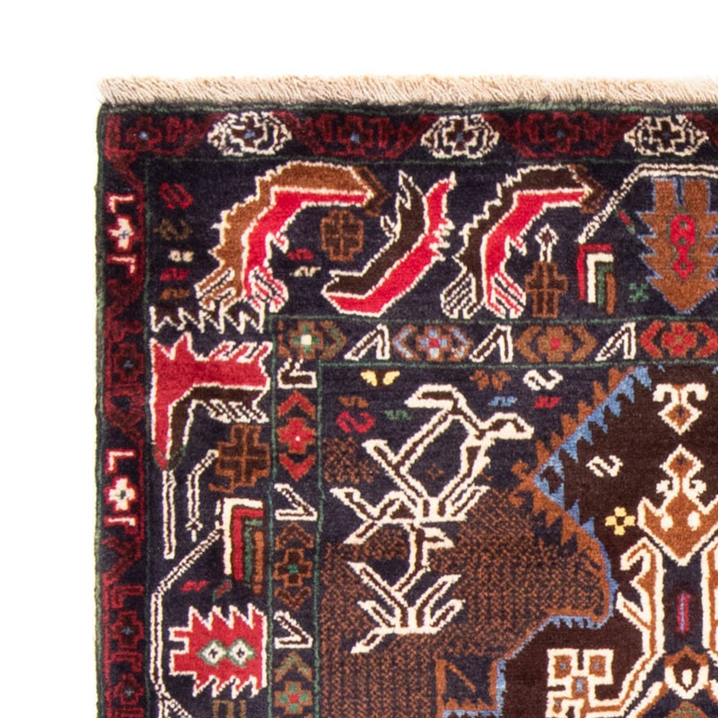 Loper Baluch tapijt - 201 x 112 cm - licht choco