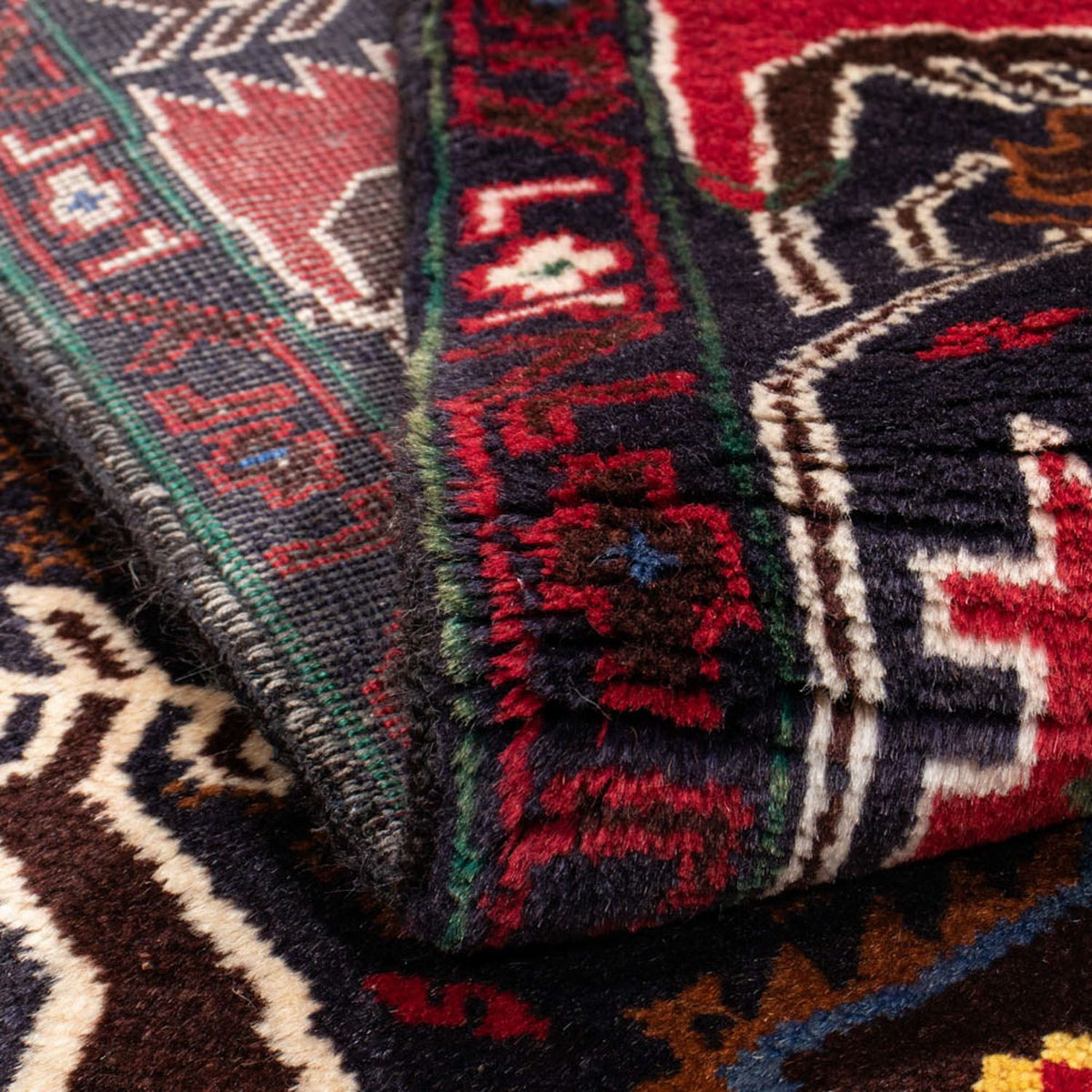 Loper Baluch tapijt - 201 x 112 cm - licht choco