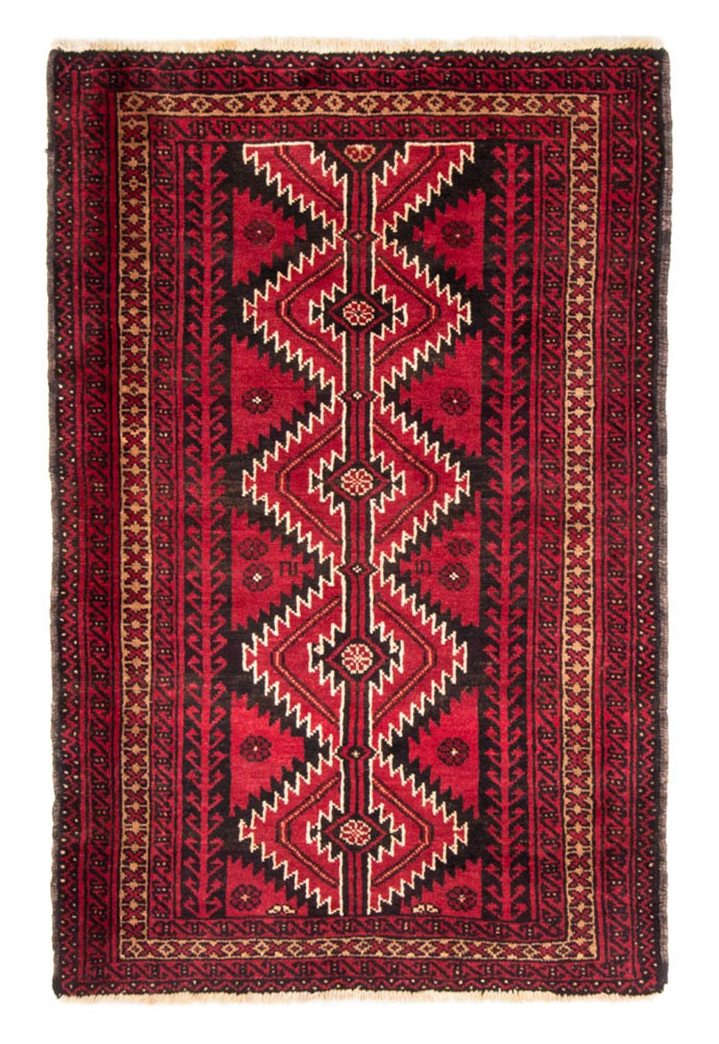 Baluch tapijt - 194 x 124 cm - rood