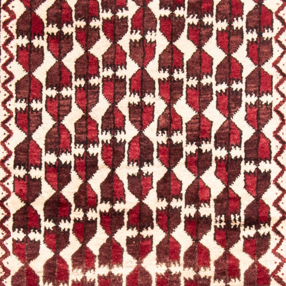 Loper Baluch tapijt - 185 x 102 cm - donkerrood