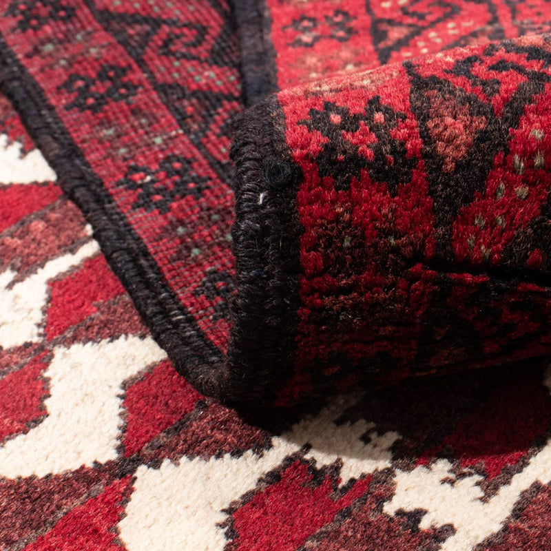 Loper Baluch tapijt - 185 x 102 cm - donkerrood