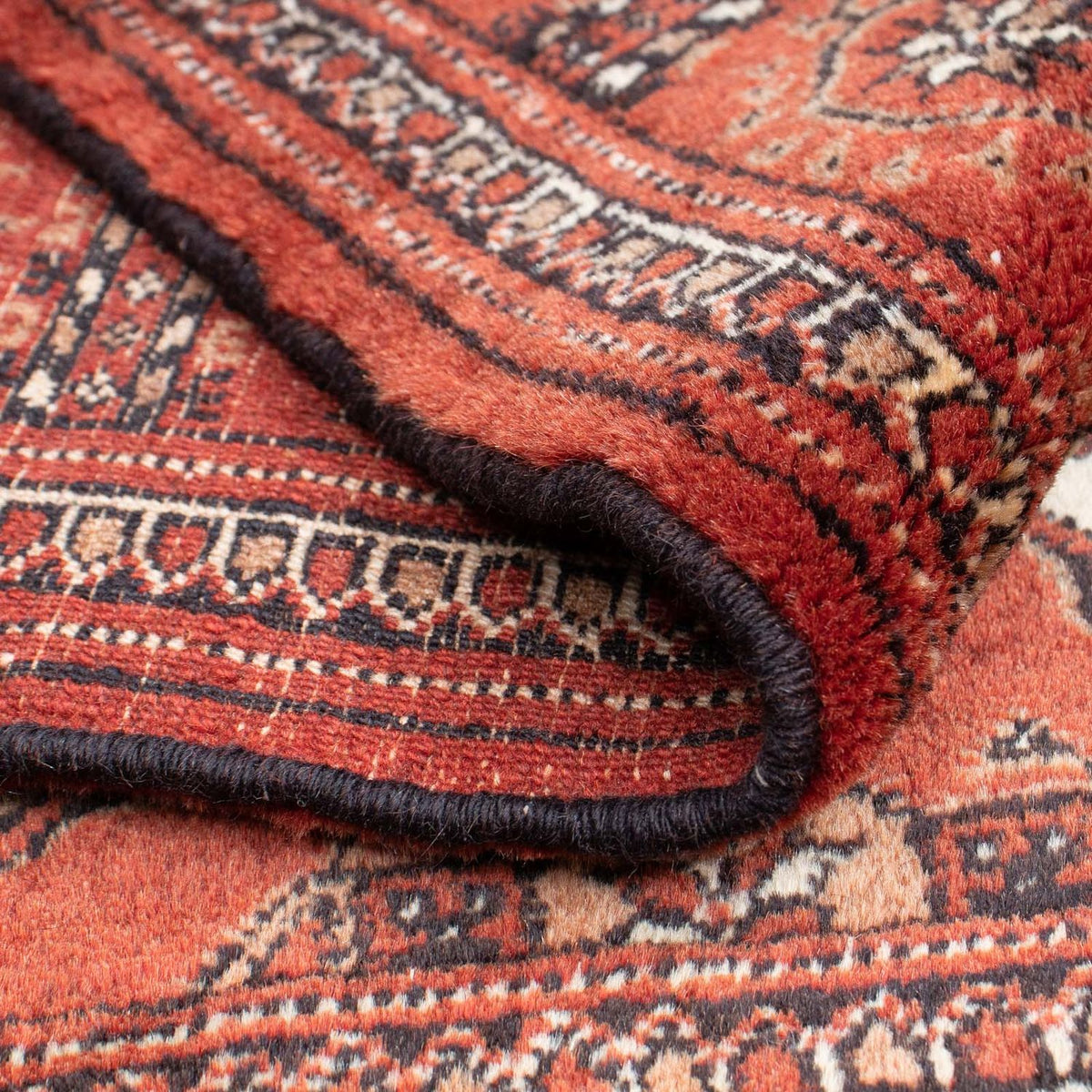 Baluch tapijt - 143 x 121 cm - donkerrood