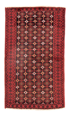 Loper Baluch tapijt - 188 x 107 cm - rood