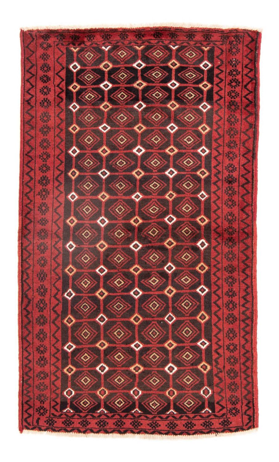 Loper Baluch tapijt - 188 x 107 cm - rood