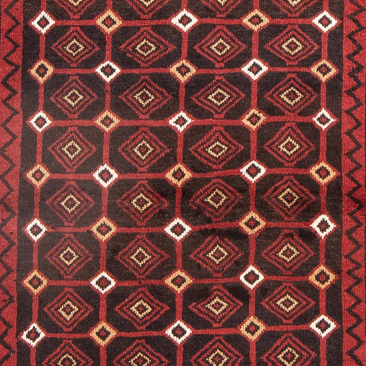 Loper Baluch tapijt - 188 x 107 cm - rood