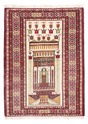 Baluch tapijt - 119 x 89 cm - beige