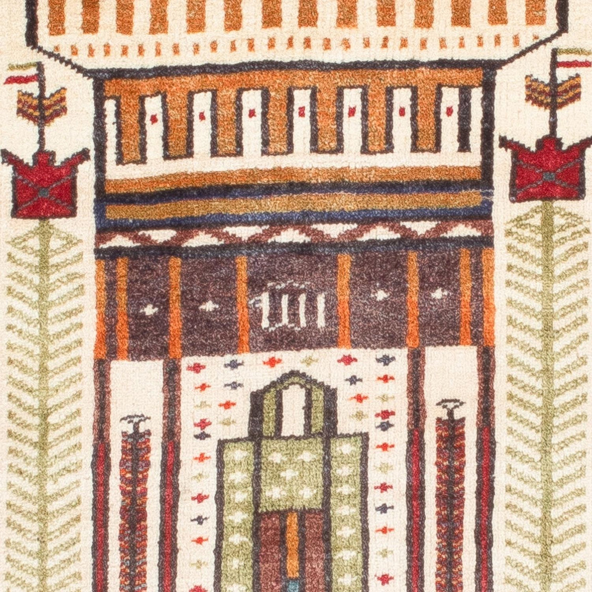 Baluch tapijt - 119 x 89 cm - beige