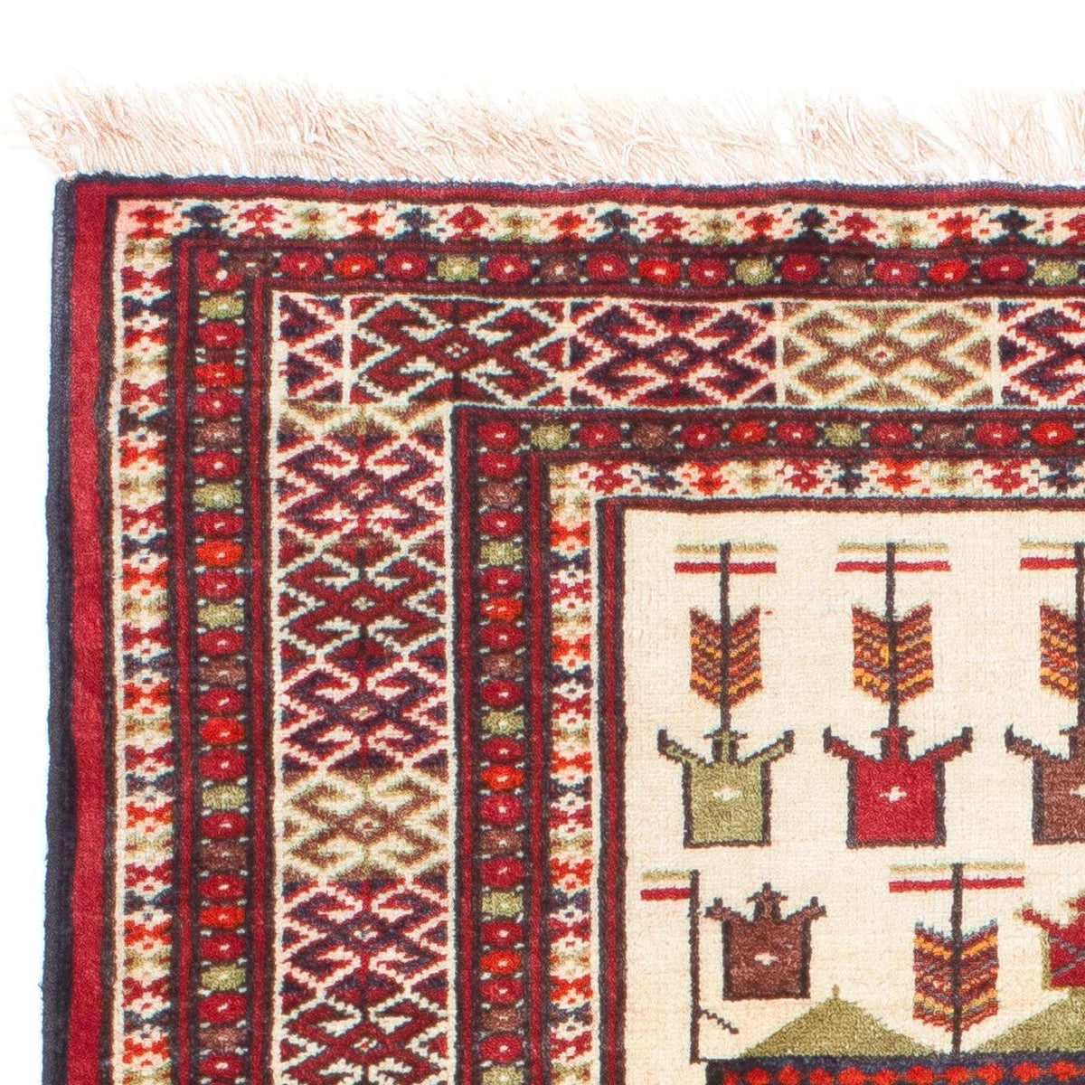 Baluch tapijt - 119 x 89 cm - beige