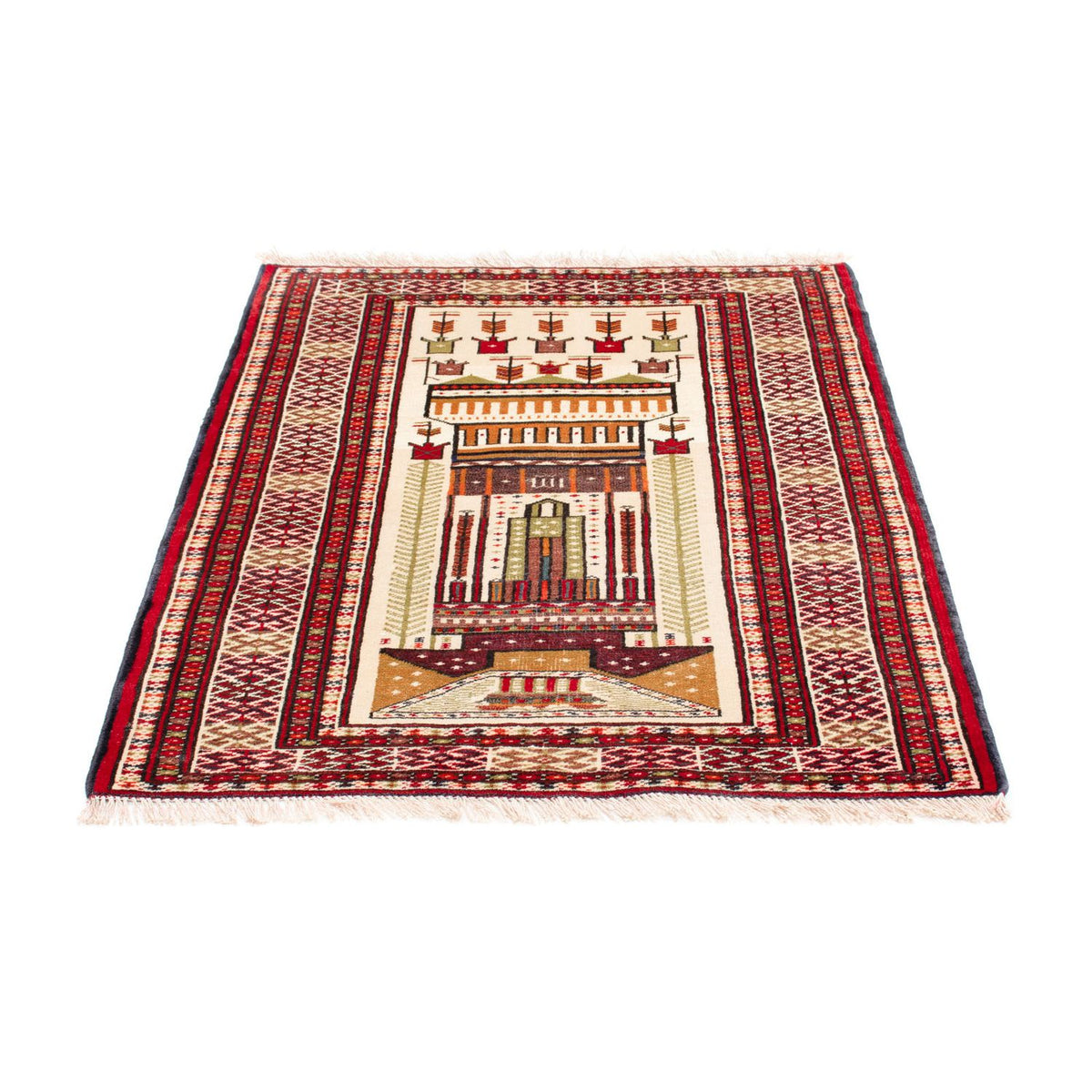 Baluch tapijt - 119 x 89 cm - beige