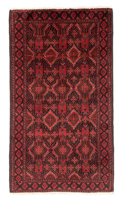 Loper Baluch tapijt - 187 x 99 cm - rood