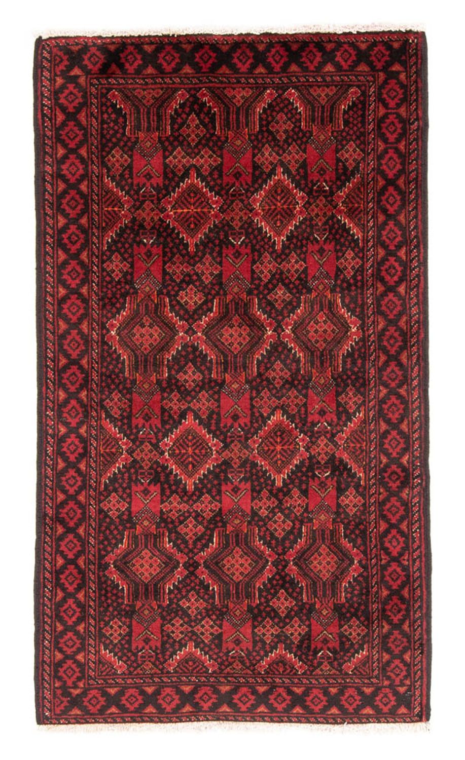 Loper Baluch tapijt - 187 x 99 cm - rood