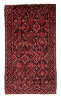 Loper Baluch tapijt - 187 x 99 cm - rood