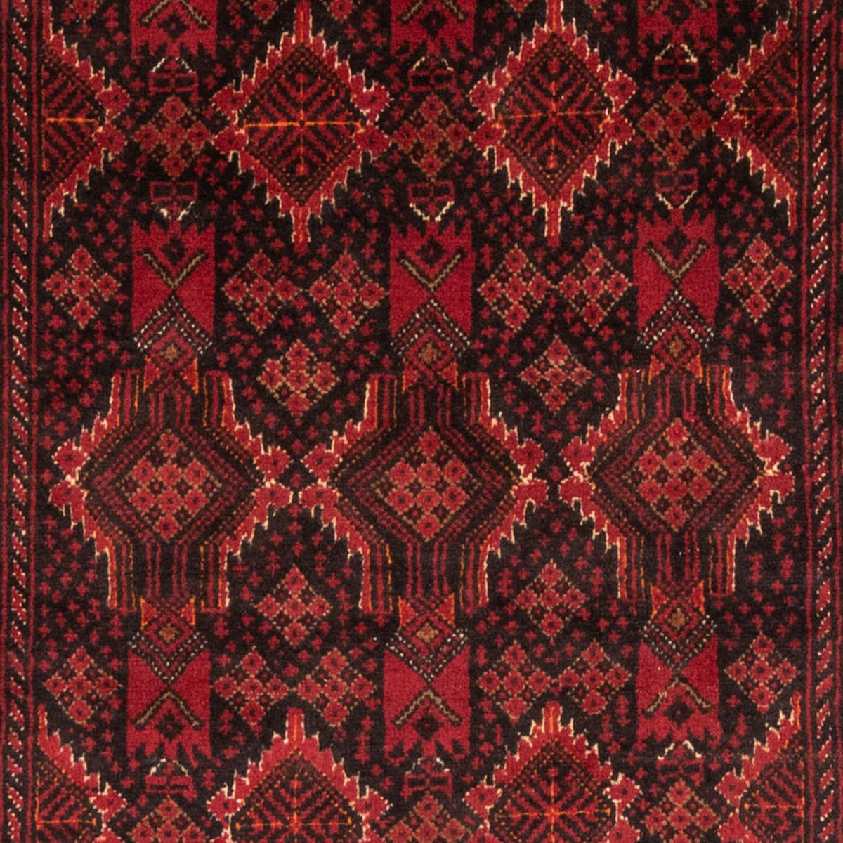 Loper Baluch tapijt - 187 x 99 cm - rood