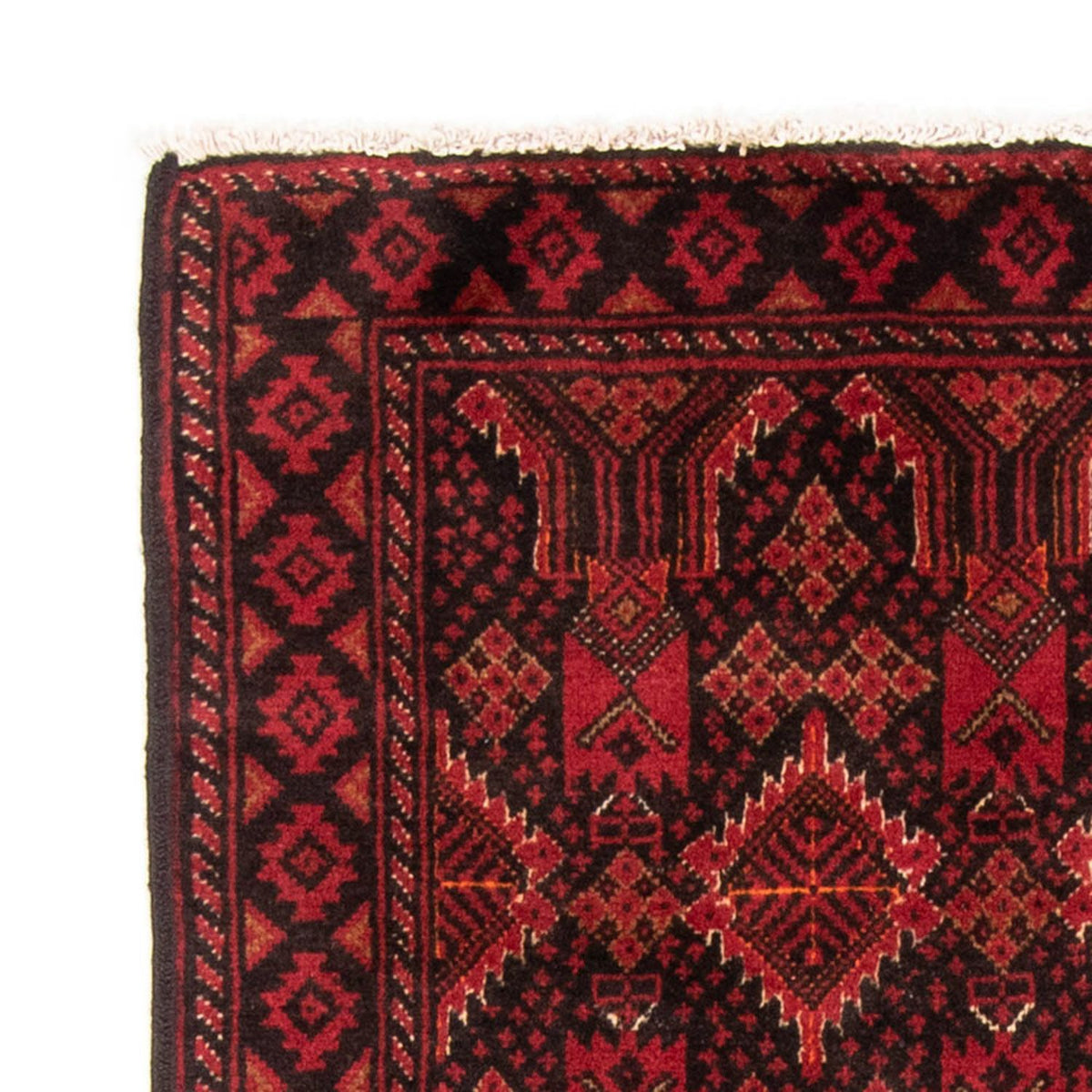 Loper Baluch tapijt - 187 x 99 cm - rood