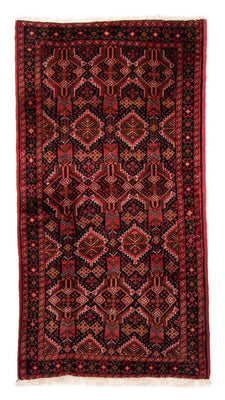 Loper Baluch tapijt - 184 x 96 cm - donkerrood