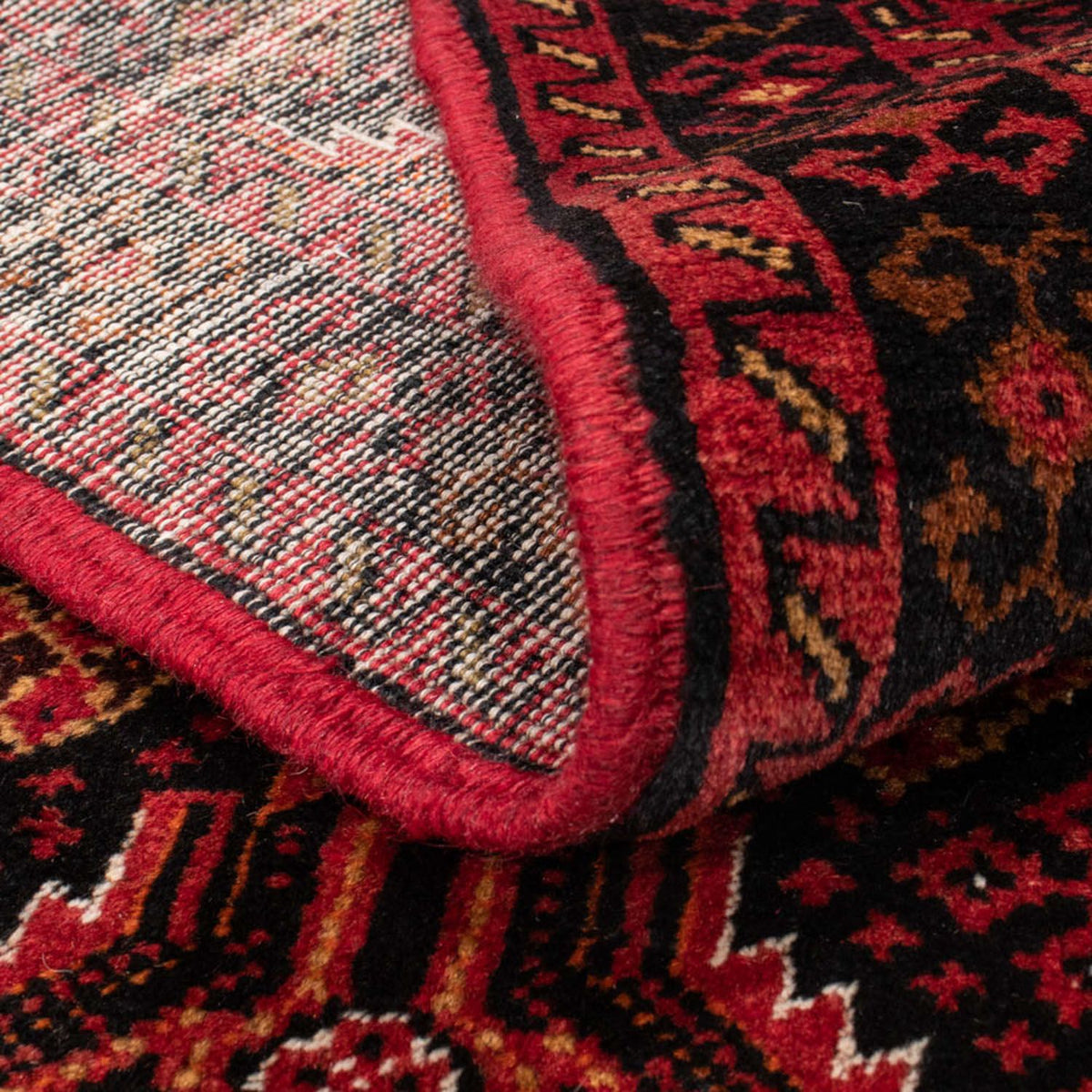 Loper Baluch tapijt - 184 x 96 cm - donkerrood