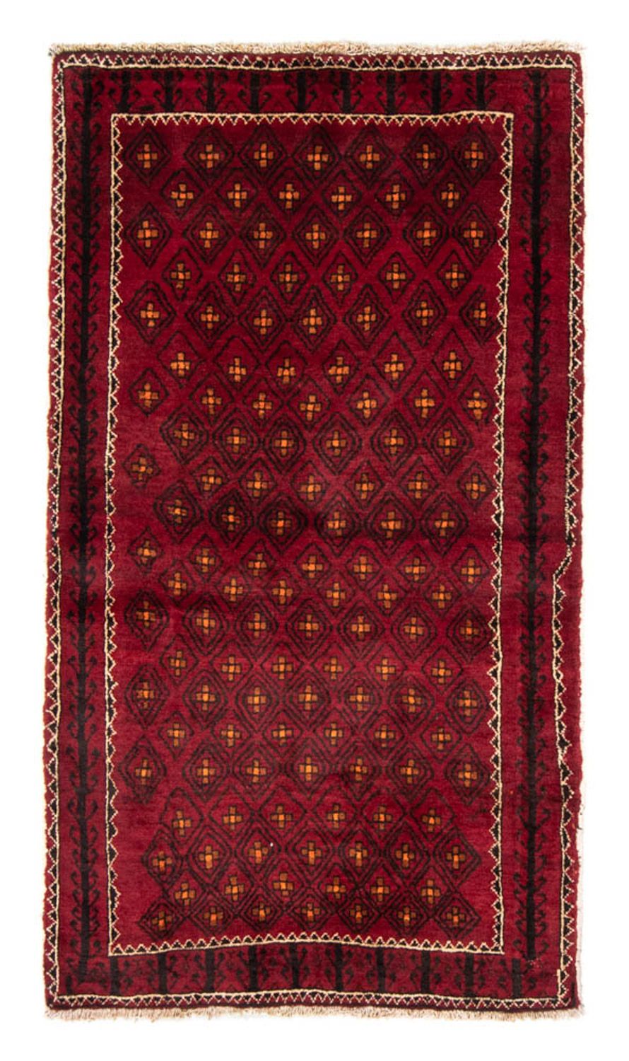 Loper Baluch tapijt - 182 x 103 cm - donkerrood