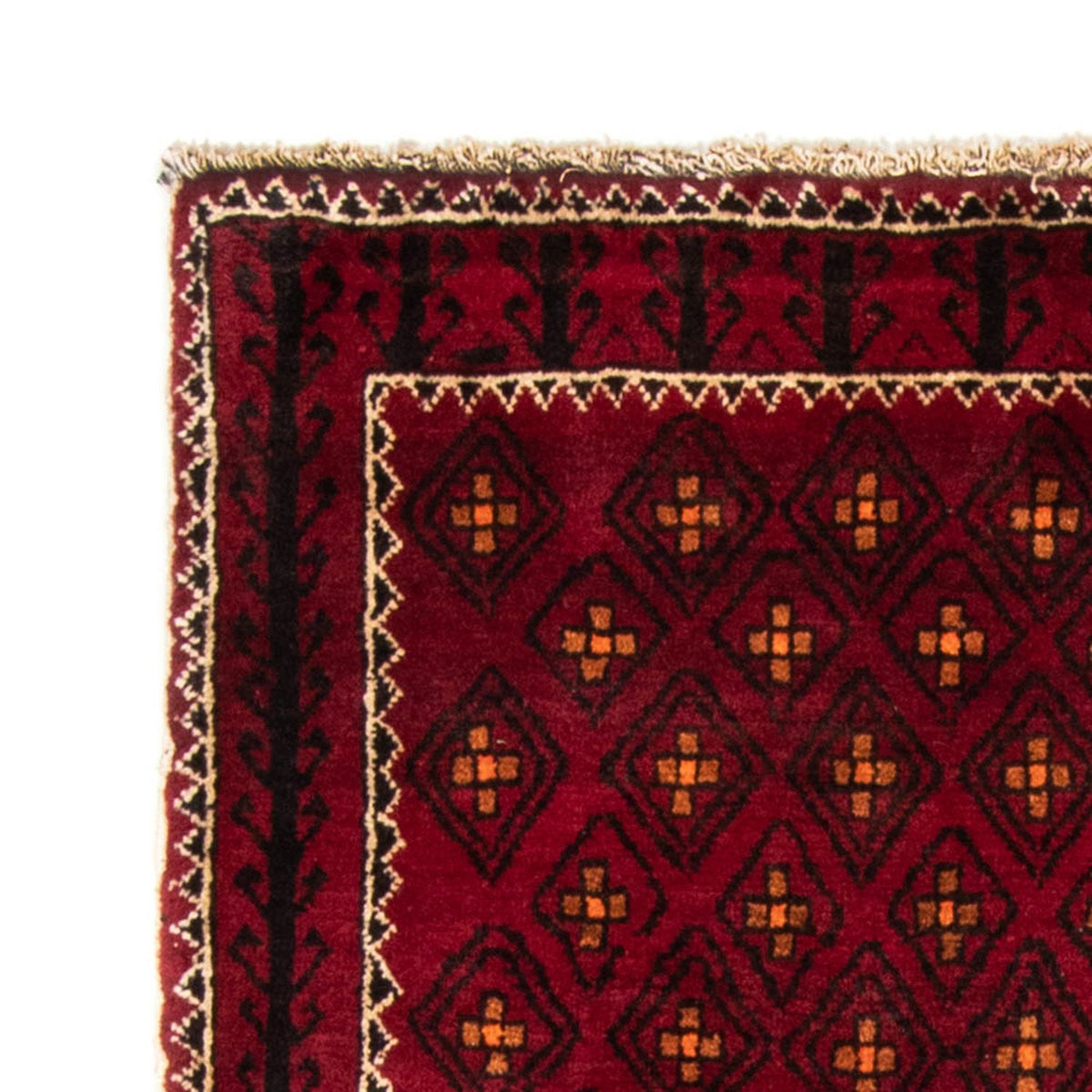 Loper Baluch tapijt - 182 x 103 cm - donkerrood