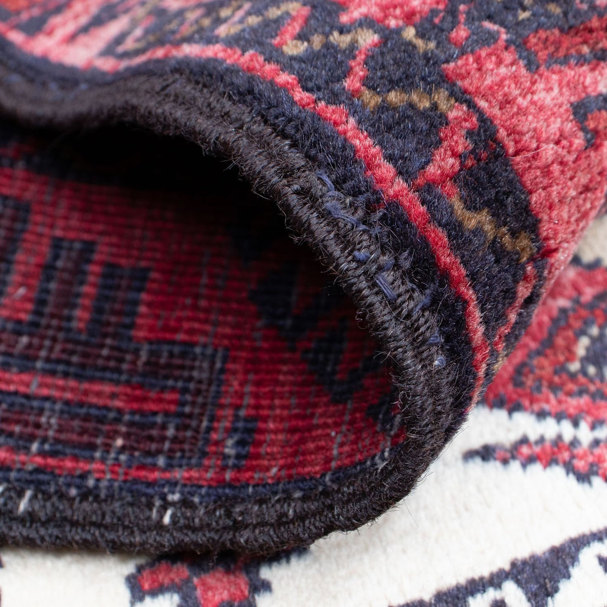 Baluch tapijt - 146 x 77 cm - licht rood