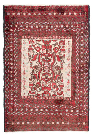 Baluch tapijt - 147 x 99 cm - rood