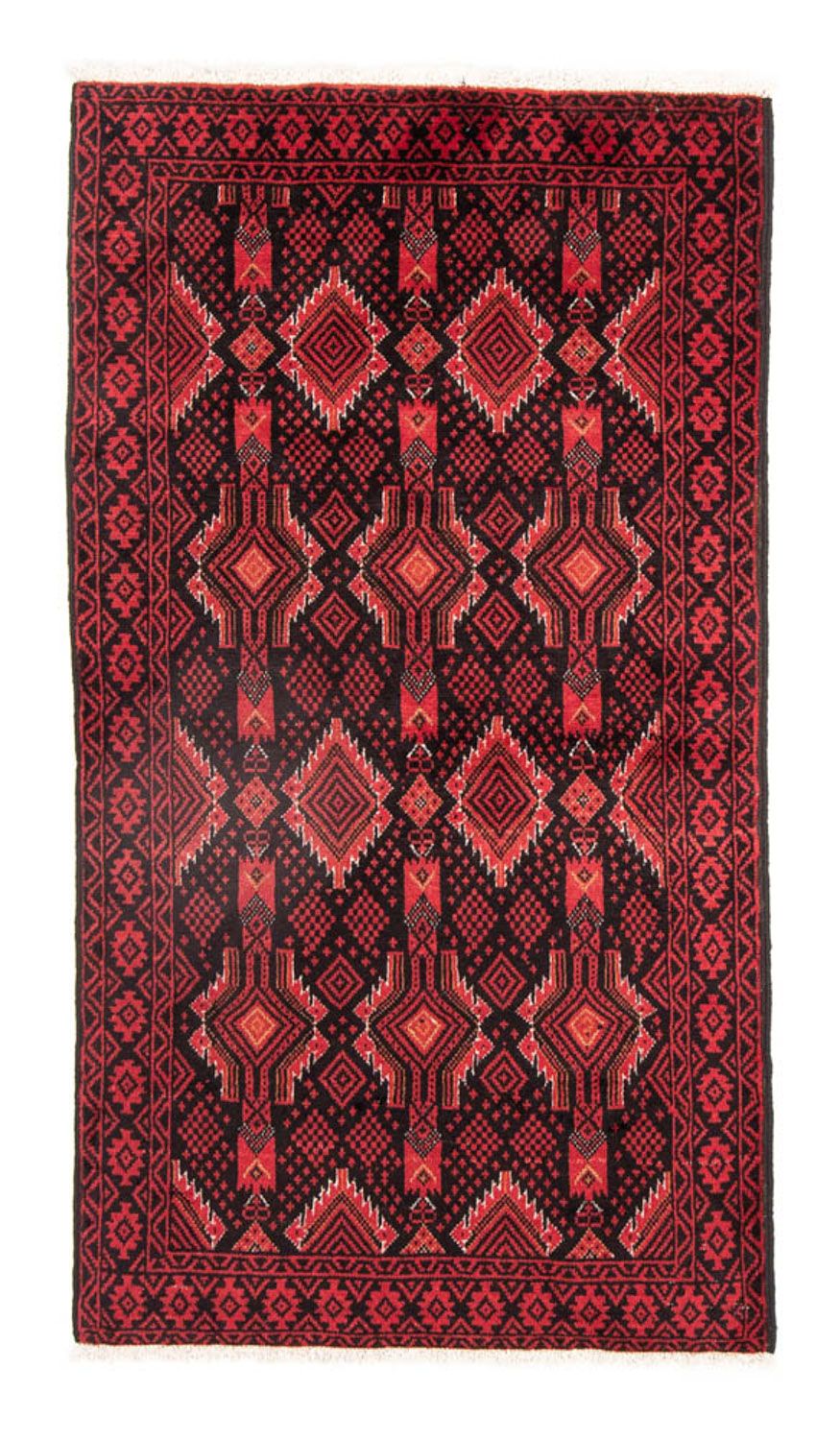 Loper Baluch tapijt - 187 x 103 cm - rood