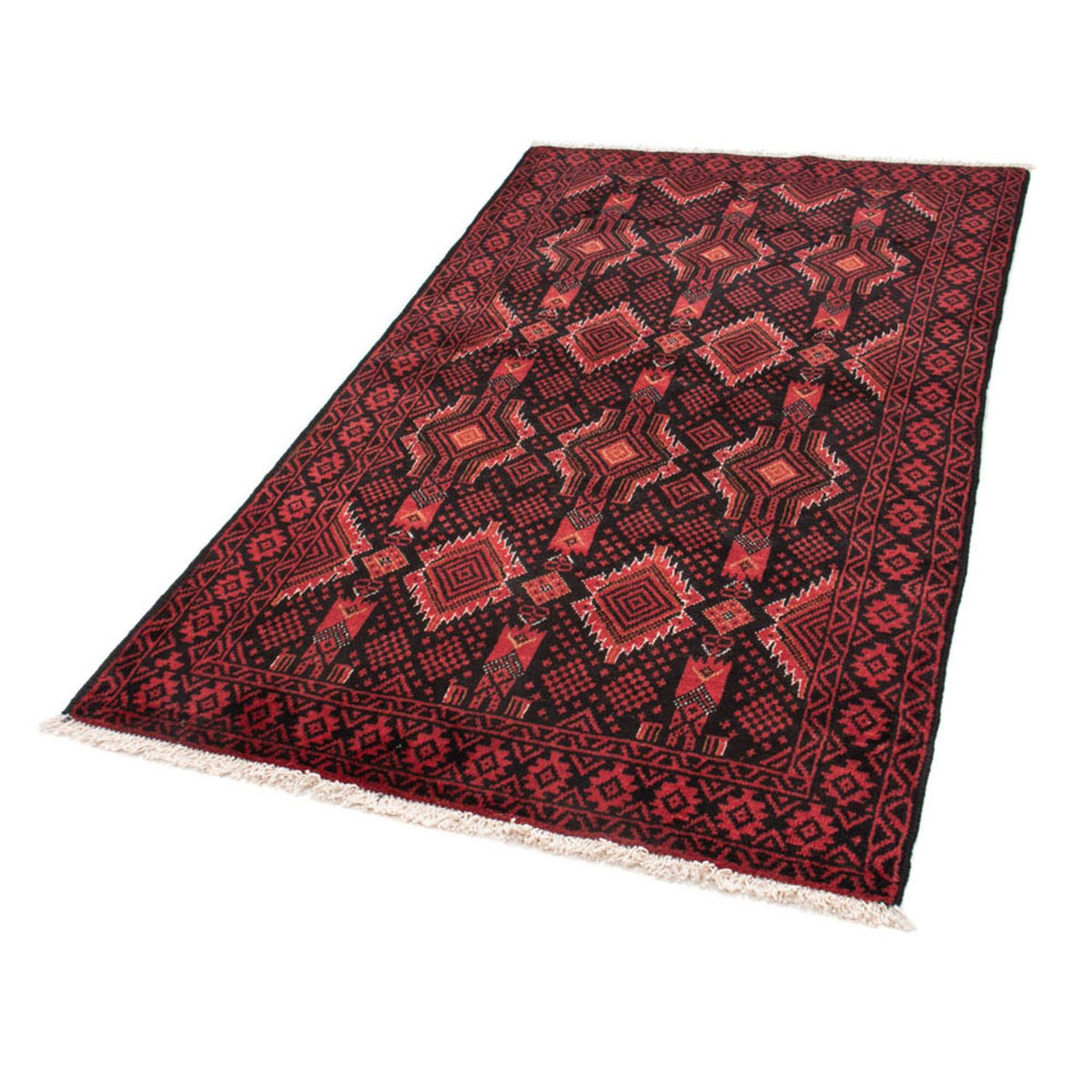 Loper Baluch tapijt - 187 x 103 cm - rood