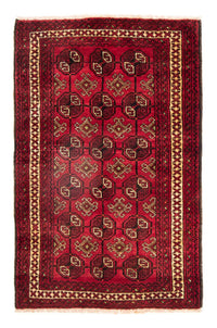Baluch tapijt - 190 x 138 cm - donkerrood