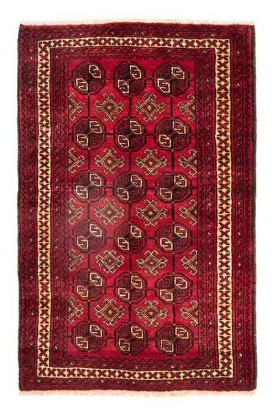 Baluch tapijt 138x190cm - Perzisch tapijt - donkerrood