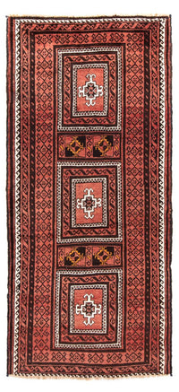 Loper Baluch tapijt - 240 x 114 cm - roest