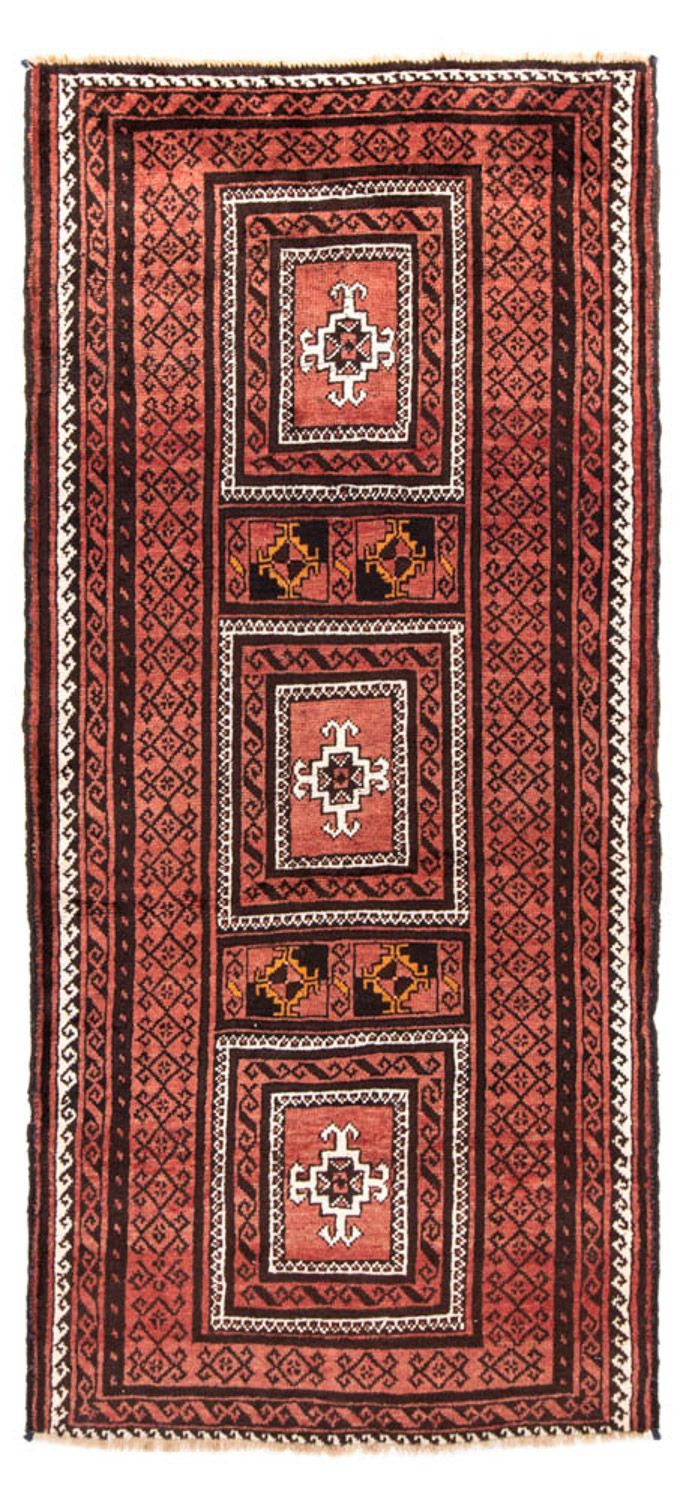Loper Baluch tapijt - 240 x 114 cm - roest