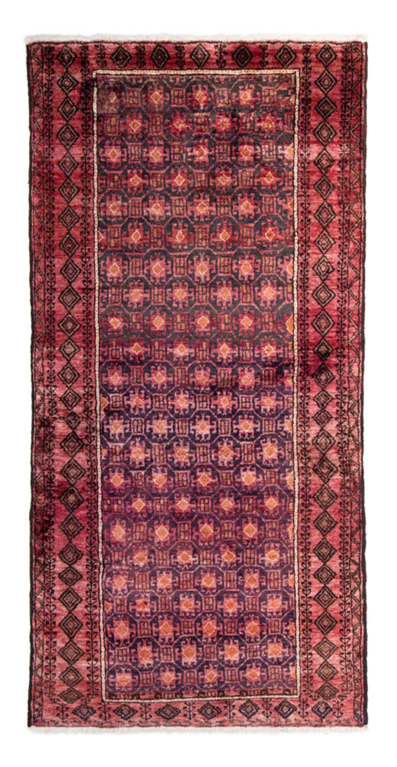 Loper Baluch tapijt - 227 x 110 cm - licht rood
