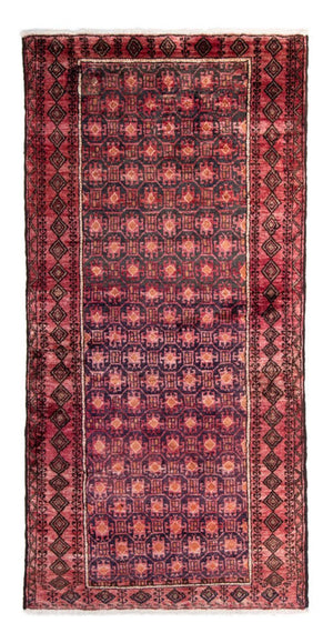 Loper Baluch tapijt - 227 x 110 cm - licht rood