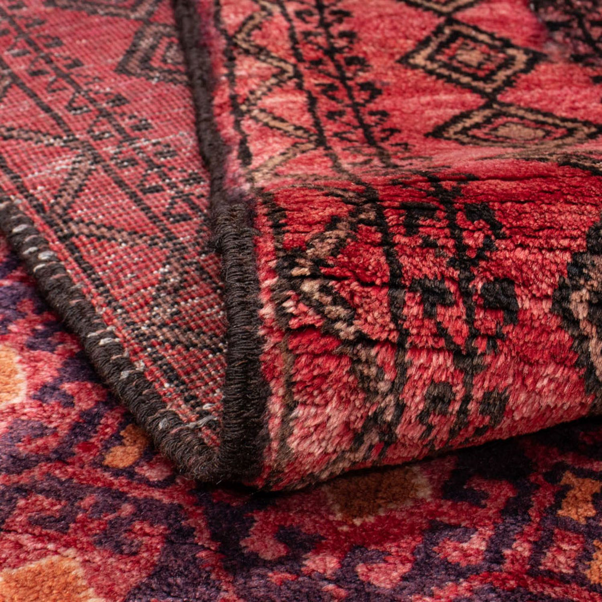 Loper Baluch tapijt - 227 x 110 cm - licht rood