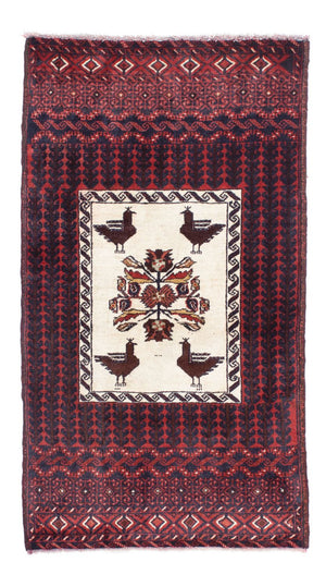 Baluch tapijt - 147 x 83 cm - rood