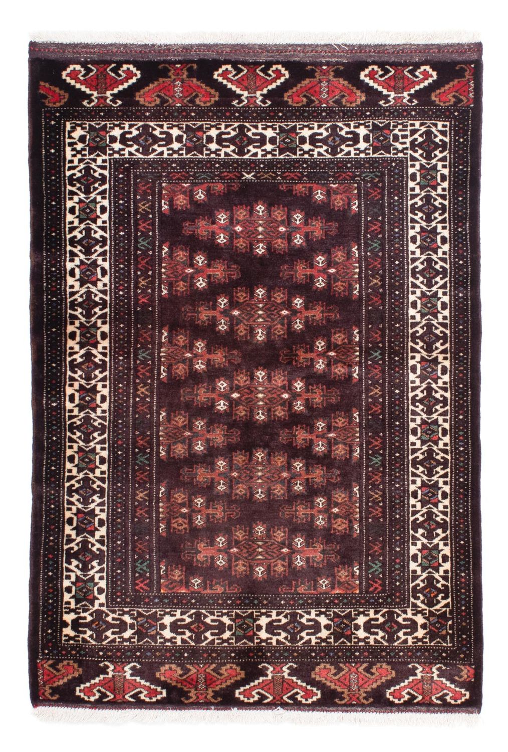 Baluch tapijt - 143 x 103 cm - bruin