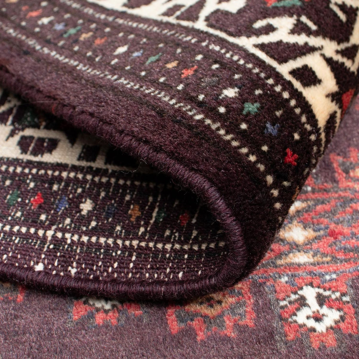 Baluch tapijt - 143 x 103 cm - bruin