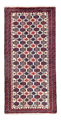 Loper Baluch tapijt - 171 x 85 cm - beige